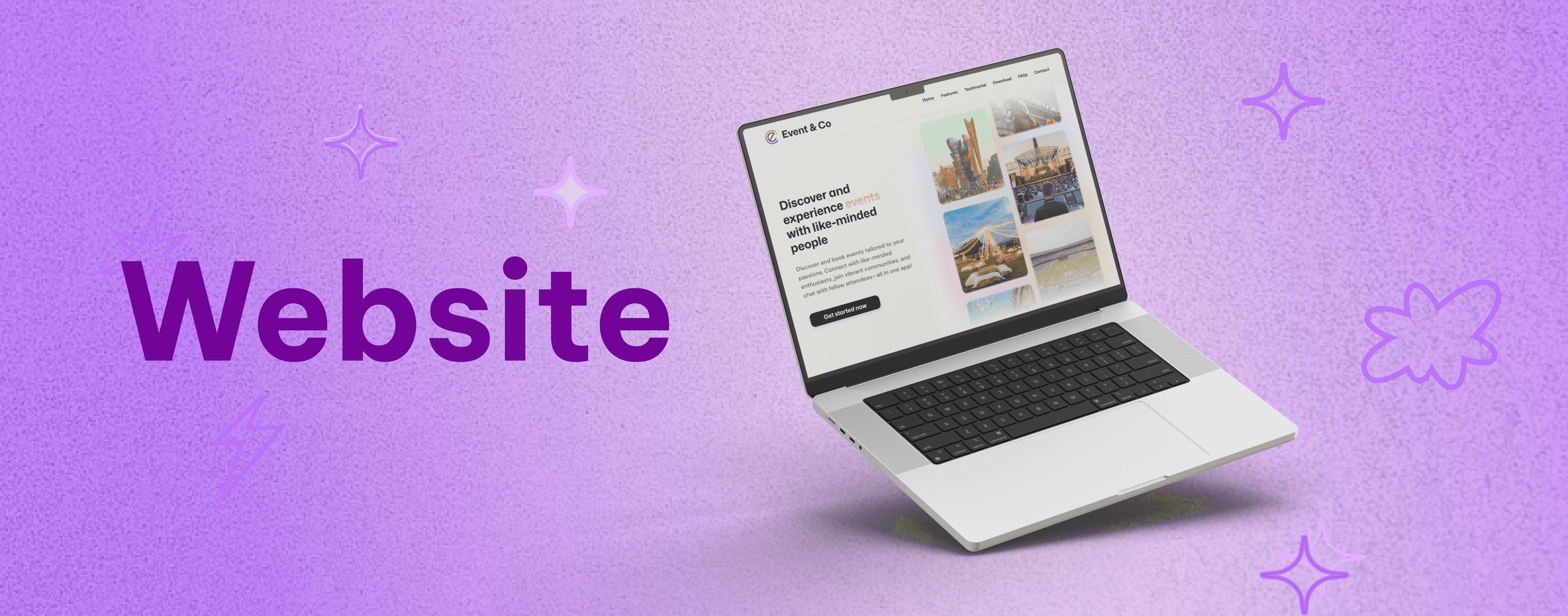Visual Design Case Study: Event & Co Marketing Website