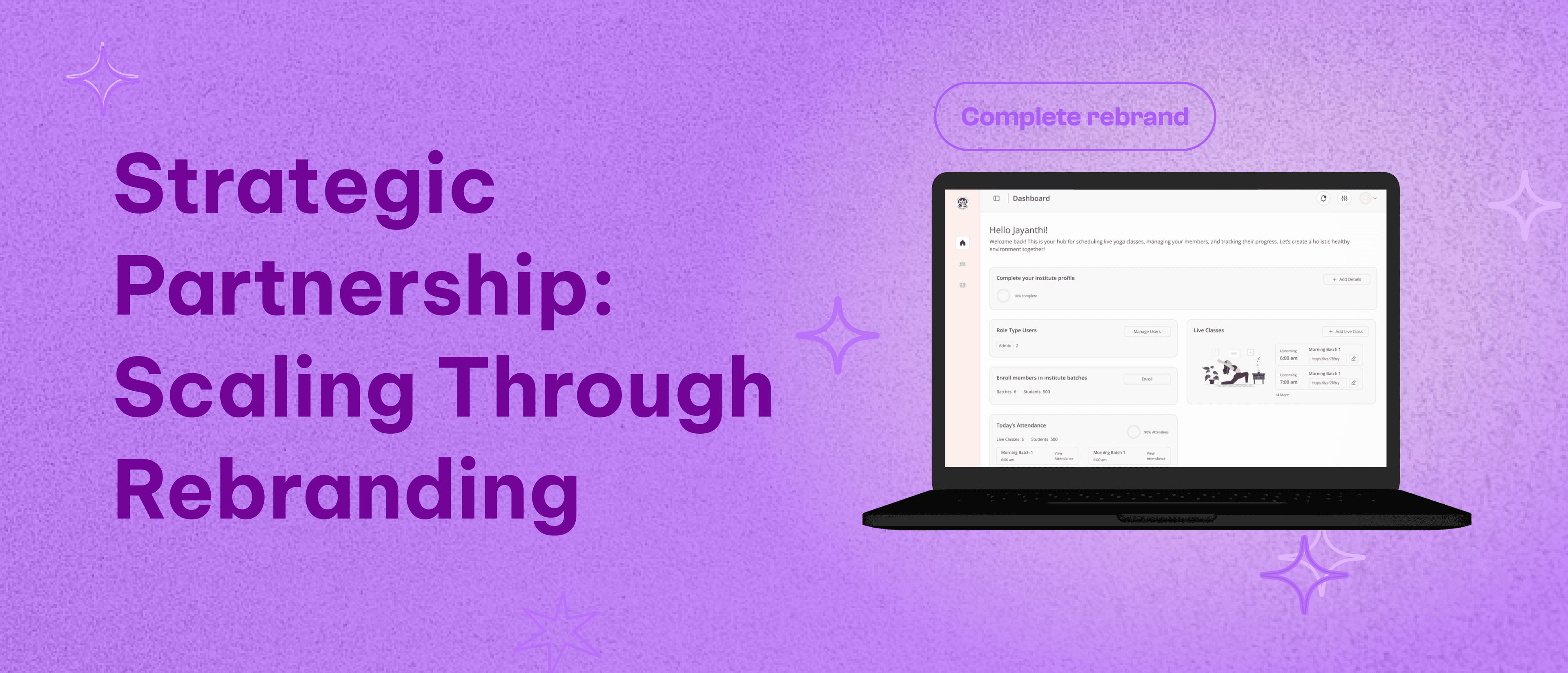 Strategic Partnership: Scaling a Yoga Business Through CRM and Rebranding